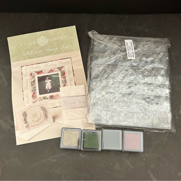 ANNA GRIFFIN Alphabets Stamp Kit - Picture 2 of 9